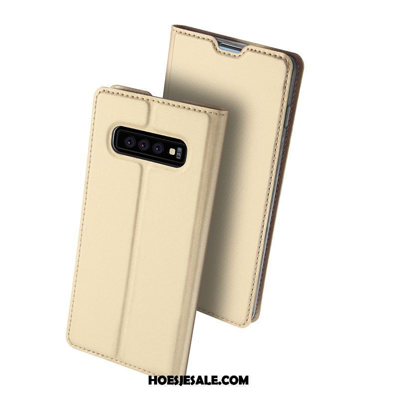 Samsung Galaxy S10+ Hoesje All Inclusive Folio Kaart Hoes Bescherming Korting