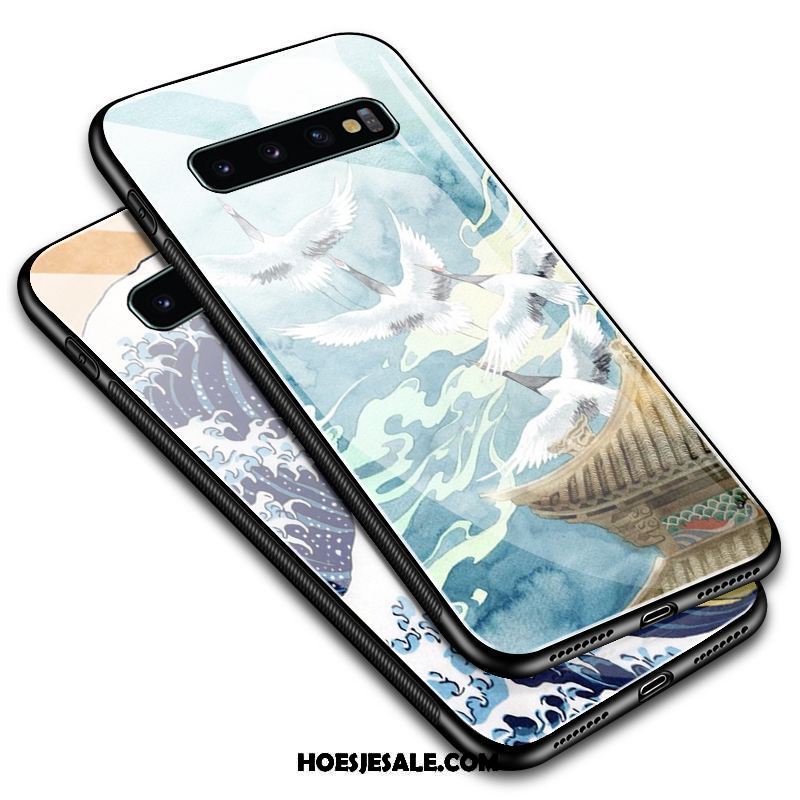 Samsung Galaxy S10+ Hoesje All Inclusive Jeugd Vintage Mobiele Telefoon Bescherming Winkel