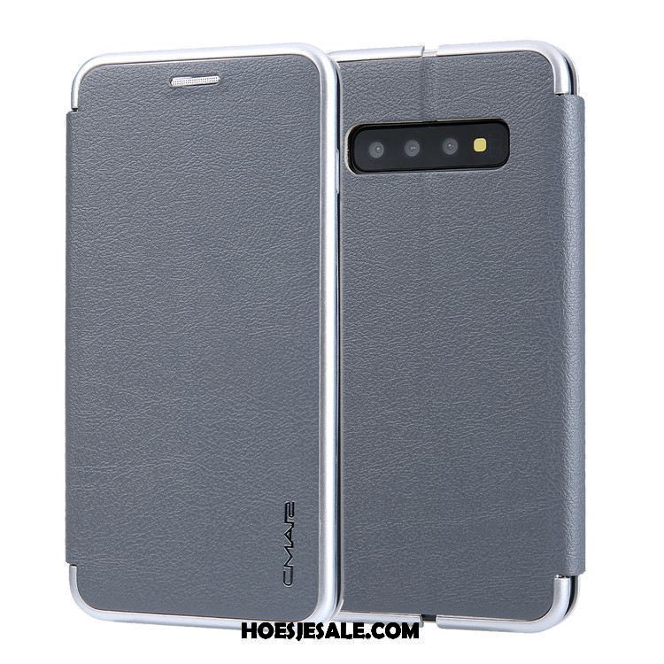 Samsung Galaxy S10+ Hoesje Folio Kaart Ster All Inclusive Leren Etui Korting