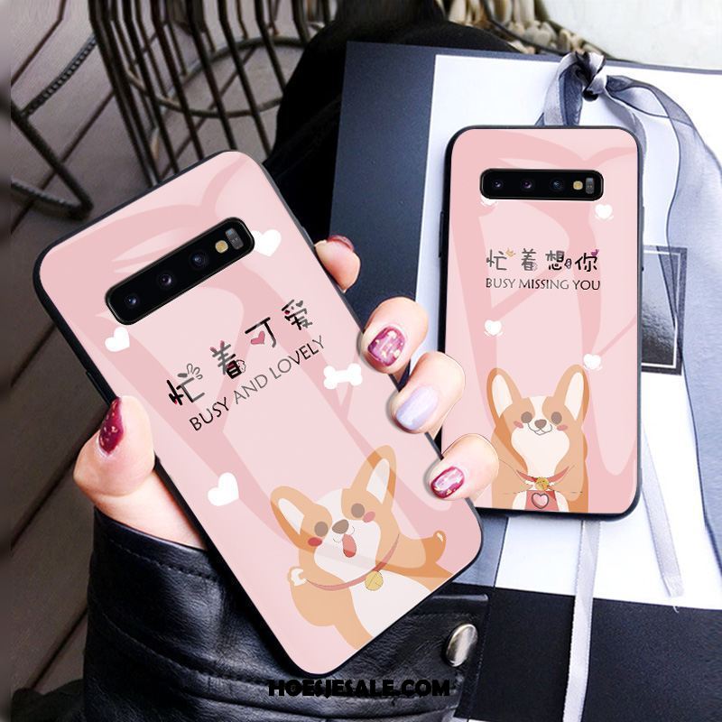 Samsung Galaxy S10+ Hoesje Hanger Spotprent Bescherming Mooie All Inclusive Kopen