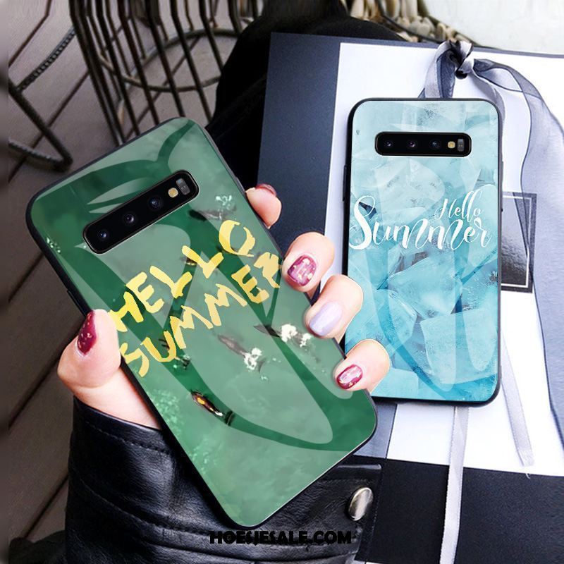 Samsung Galaxy S10+ Hoesje Kleur Trendy Merk Ster All Inclusive Mode Kopen