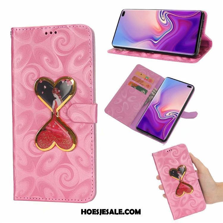 Samsung Galaxy S10 Hoesje Liefde Anti-fall Drijfzand Folio Mobiele Telefoon Aanbiedingen