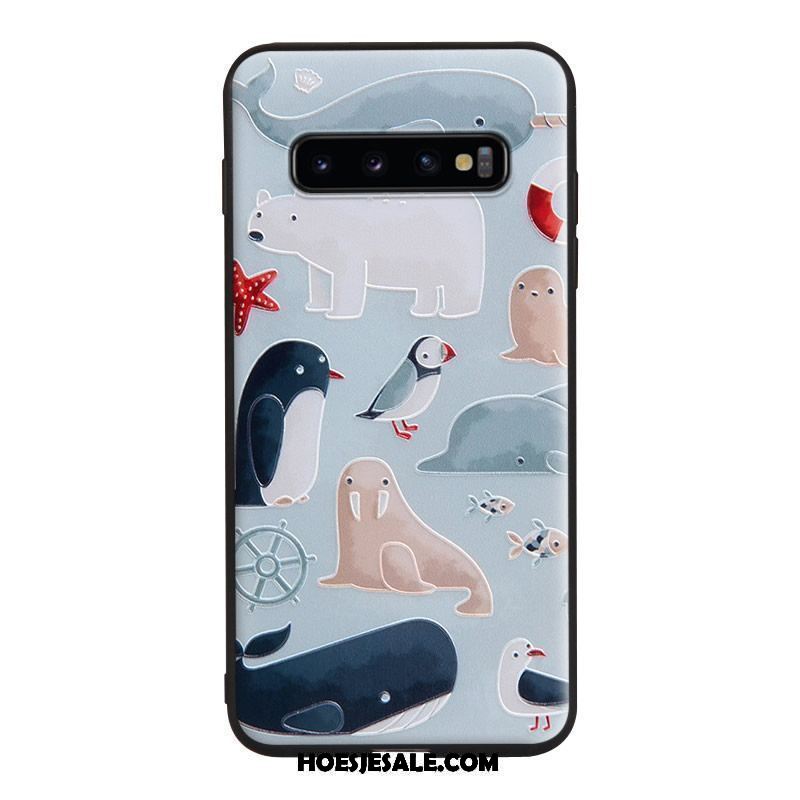 Samsung Galaxy S10 Hoesje Ster Reliëf Spotprent Mobiele Telefoon Bescherming Kopen