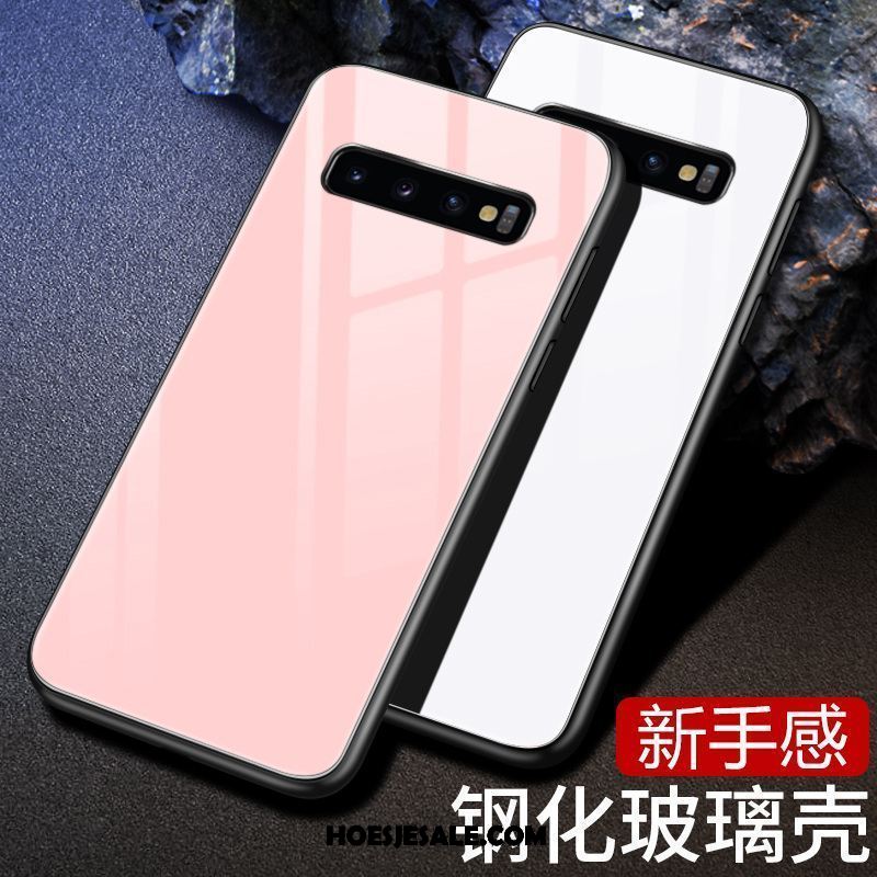 Samsung Galaxy S10+ Hoesje Wind Roze Bescherming Eenvoudige Hoes Aanbiedingen