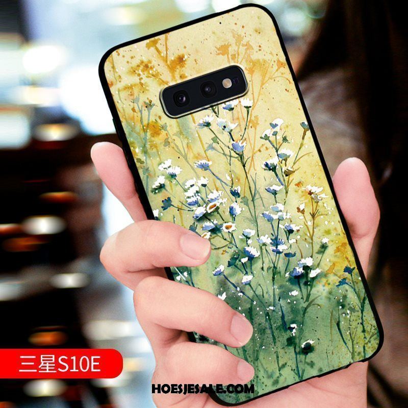 Samsung Galaxy S10e Hoesje Reliëf Bescherming All Inclusive Hoes Trend Online