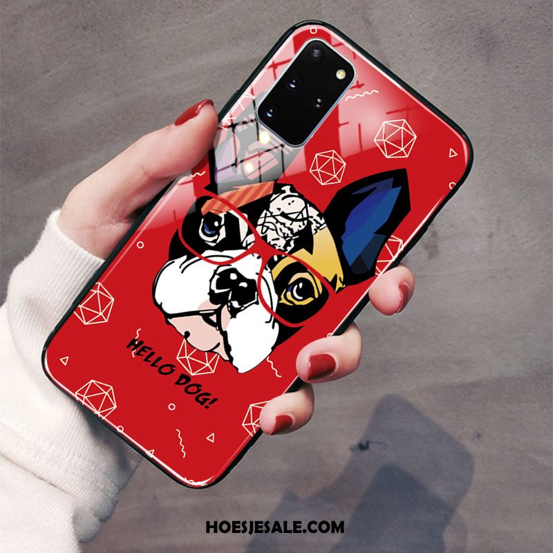 Samsung Galaxy S20+ Hoesje Spiegel Spotprent Bescherming Hond Hoes Kopen