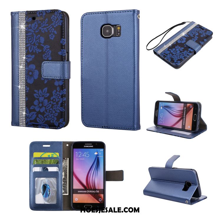 Samsung Galaxy S6 Hoesje Anti-fall All Inclusive Ster Siliconen Diepe Kleur Sale