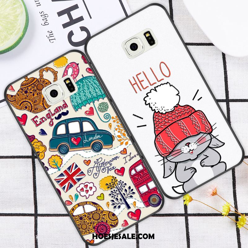 Samsung Galaxy S6 Hoesje Hoes Trend Scheppend Schrobben Ster Sale