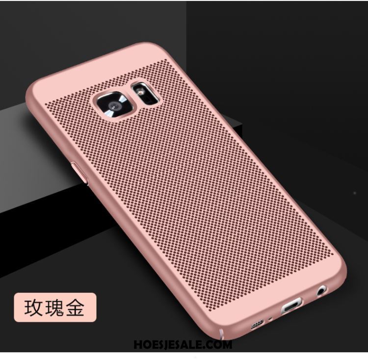 Samsung Galaxy S6 Hoesje Rose Goud Bescherming Hoes All Inclusive Skärmskydd Goedkoop