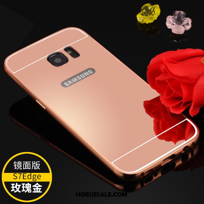 Samsung Galaxy S7 Edge Hoesje Hoes Anti-fall Dun Trend Metaal Kopen