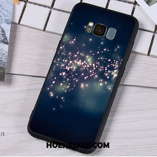 Samsung Galaxy S8 Hoesje Anti-fall Scheppend Zacht Blauw Trend Sale