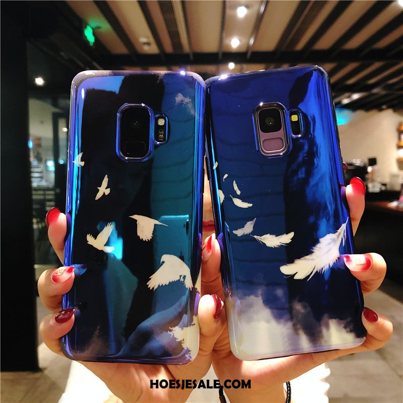 Samsung Galaxy S9 Hoesje All Inclusive Siliconen Hoes Blauw Anti-fall Kopen