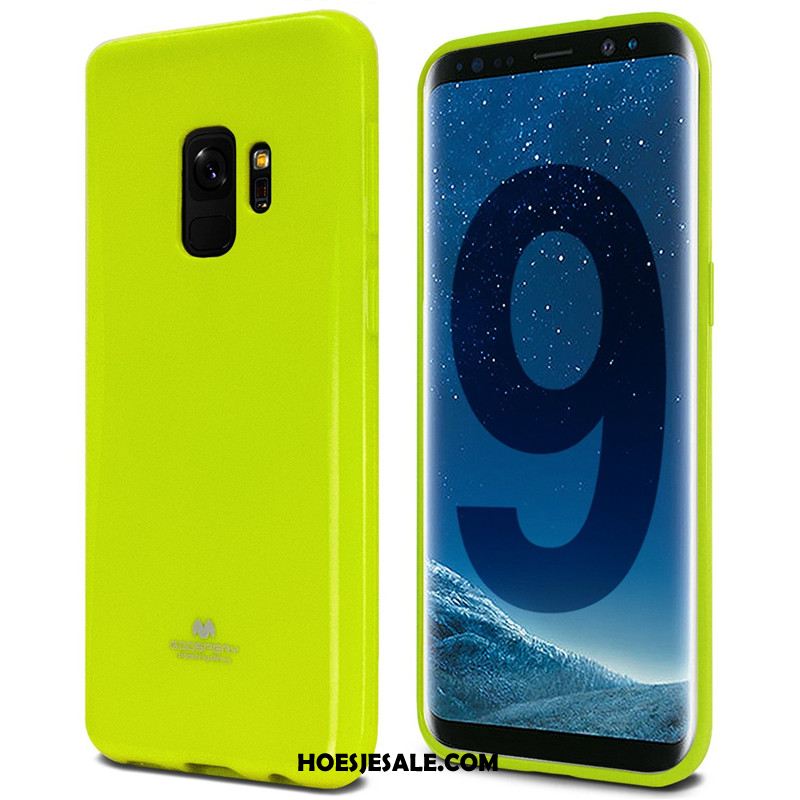 Samsung Galaxy S9 Hoesje Antislip Bescherming Mobiele Telefoon Zacht Groen Goedkoop