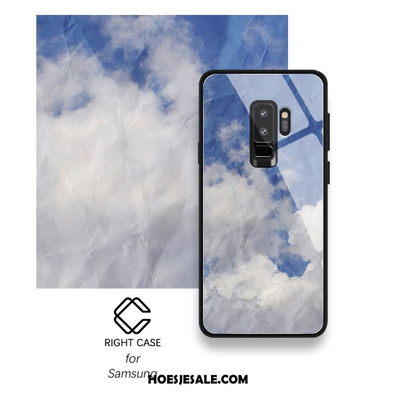 Samsung Galaxy S9+ Hoesje Blauw Zacht Ster Scheppend Mobiele Telefoon Goedkoop