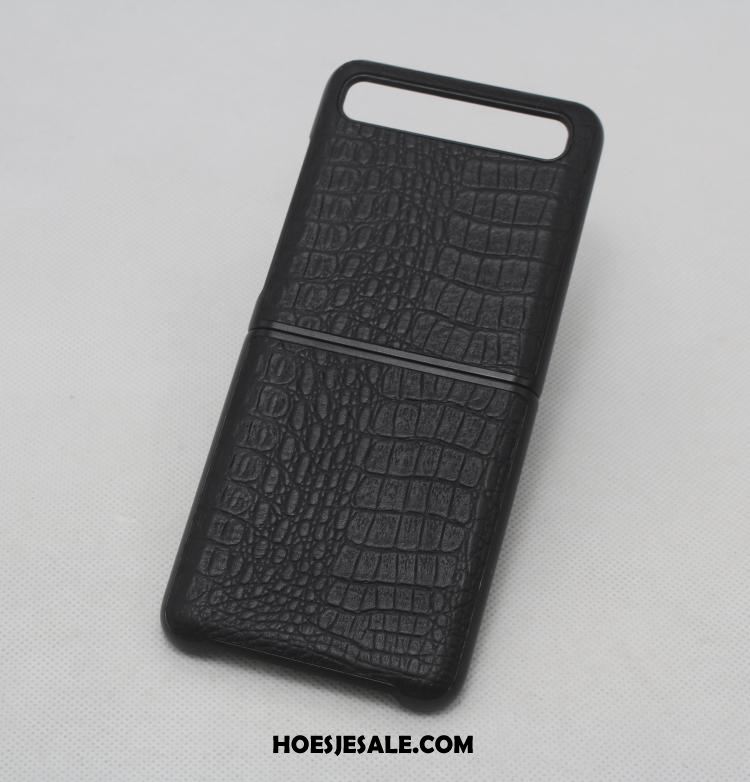 Samsung Z Flip Hoesje Anti-fall Zwart High End Bescherming All Inclusive Goedkoop