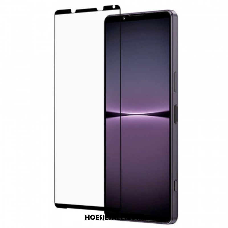 Sony Xperia 1 Iv Screenprotector Van Gehard Glas Met Zwarte Rand