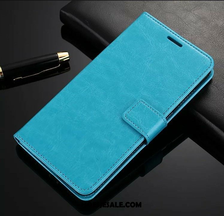 Sony Xperia L1 Hoesje Folio Blauw Siliconen Leren Etui Zacht Sale