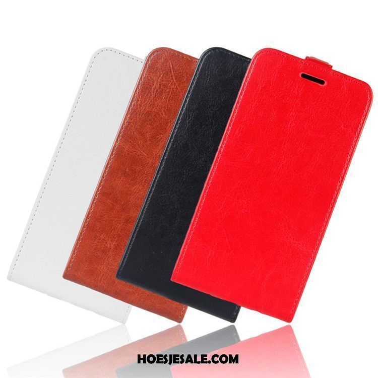 Sony Xperia L2 Hoesje Mobiele Telefoon Bescherming Leren Etui Rood Hoes Sale