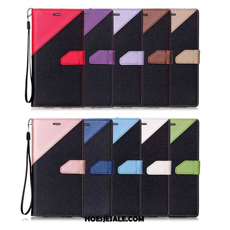 Sony Xperia Xa1 Plus Hoesje Anti-fall Folio All Inclusive Hanger Zwart Sale