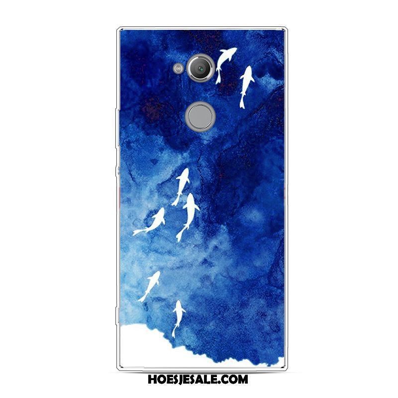 Sony Xperia Xa2 Plus Hoesje Blauw Siliconen Mobiele Telefoon Hoes All Inclusive Kopen