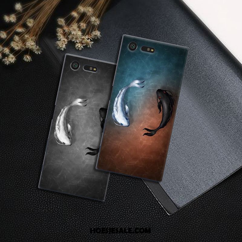 Sony Xperia Xz1 Compact Hoesje Bescherming Hoes Mobiele Telefoon Zwart Lovers Korting