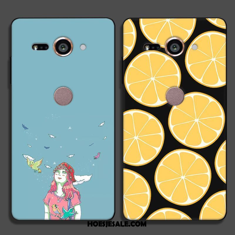 Sony Xperia Xz2 Compact Hoesje Schrobben Mobiele Telefoon Trend Hoes Blauw Sale