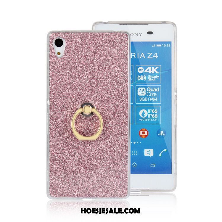 Sony Xperia Z3+ Hoesje Ring Siliconen Roze Mobiele Telefoon Hoes Kopen