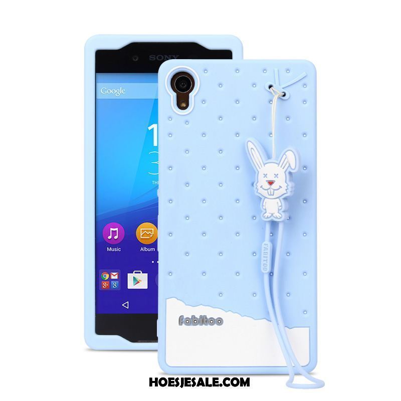 Sony Xperia Z3+ Hoesje Zacht Hemming Mobiele Telefoon Blauw Bescherming Korting