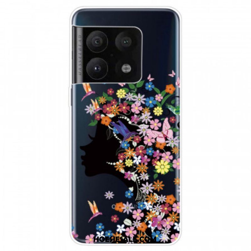 Telefoonhoesje voor OnePlus 10 Pro 5G Mooi Bloemhoofd