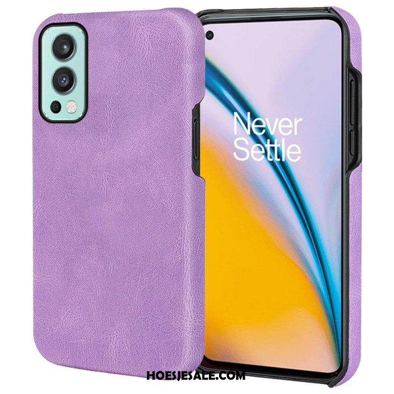 Telefoonhoesje voor OnePlus Nord 2 5G Nieuwe Kleuren Elegantie Ledereffect