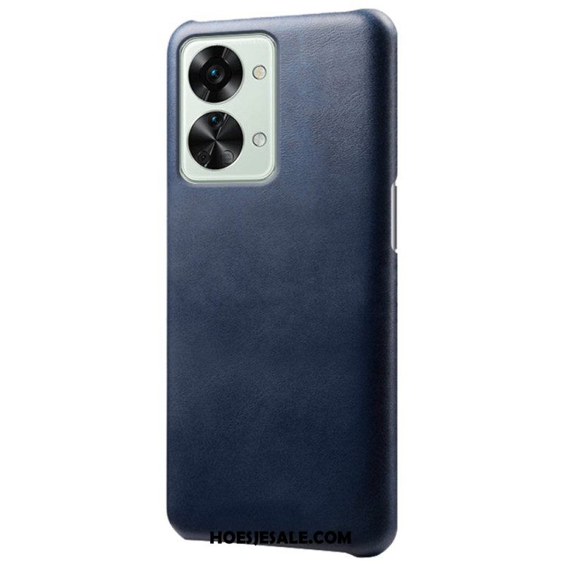 Telefoonhoesje voor OnePlus Nord 2T 5G Leer Textuur
