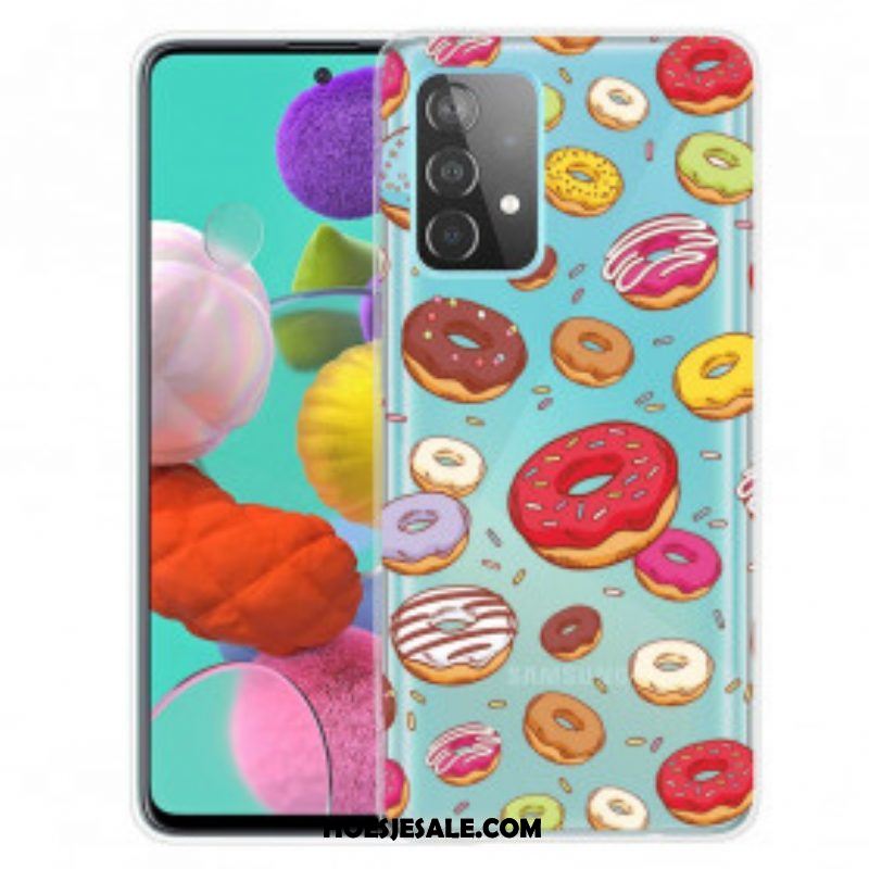 Telefoonhoesje voor Samsung Galaxy A52 4G / A52 5G / A52s 5G Hou Van Donuts