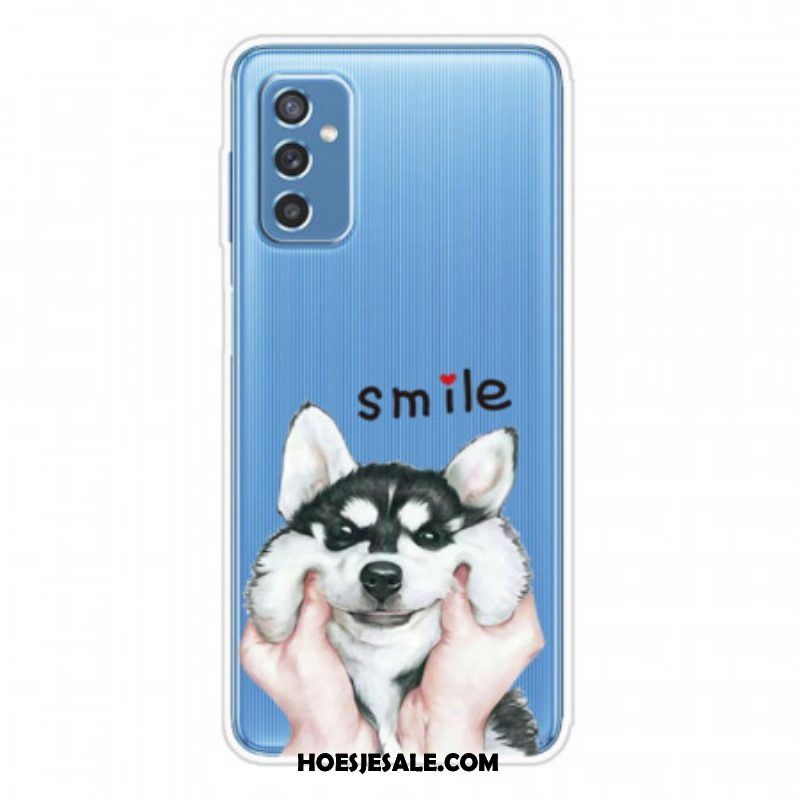 Telefoonhoesje voor Samsung Galaxy M52 5G Wolf Knuffel