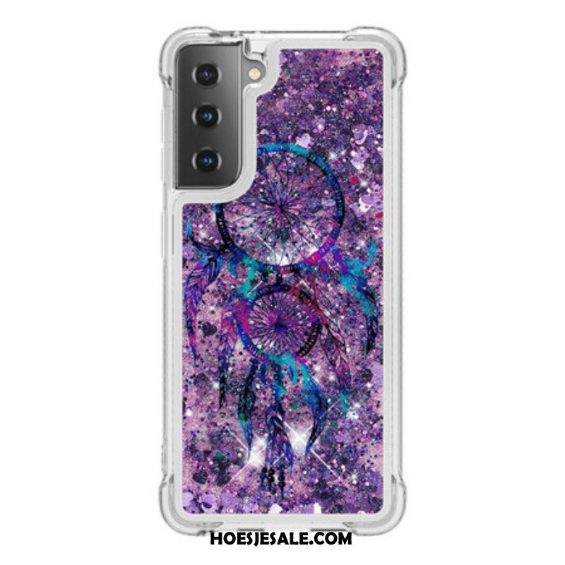 Telefoonhoesje voor Samsung Galaxy S21 5G Glitter Dromenvanger