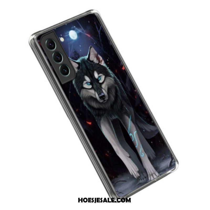 Telefoonhoesje voor Samsung Galaxy S23 5G Grafische Wolf