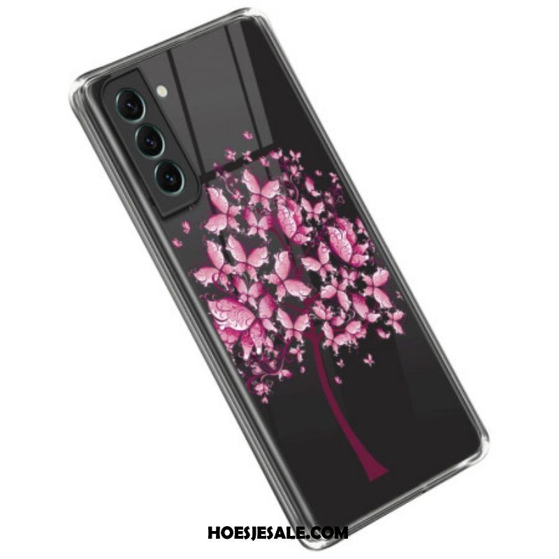 Telefoonhoesje voor Samsung Galaxy S23 5G Naadloze Roze Boom