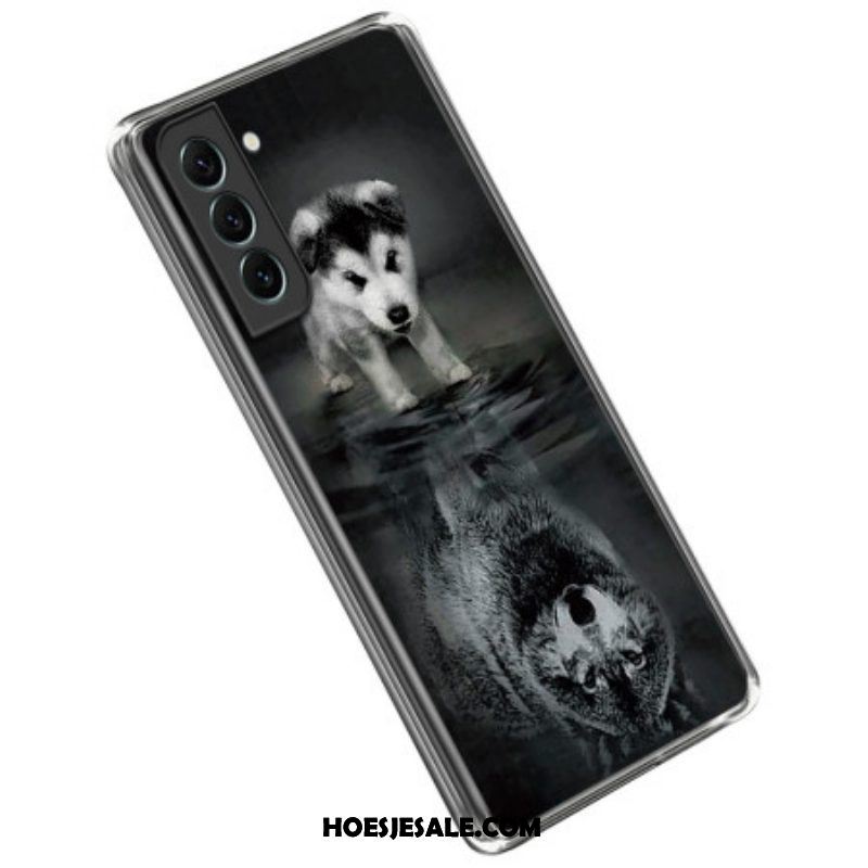 Telefoonhoesje voor Samsung Galaxy S23 5G Puppy-droom