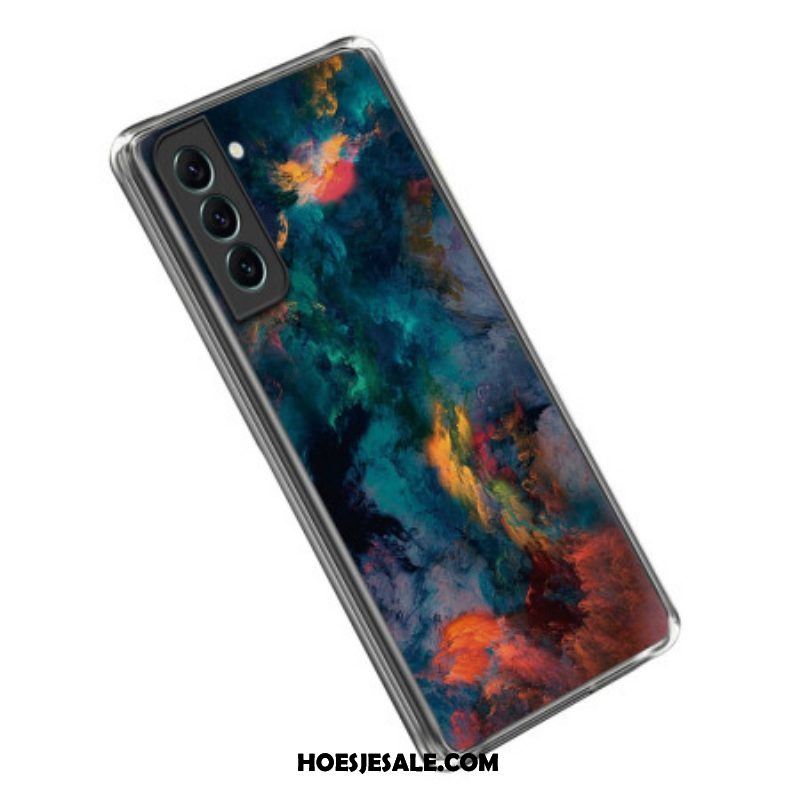 Telefoonhoesje voor Samsung Galaxy S23 Plus 5G Kleurrijke Wolken