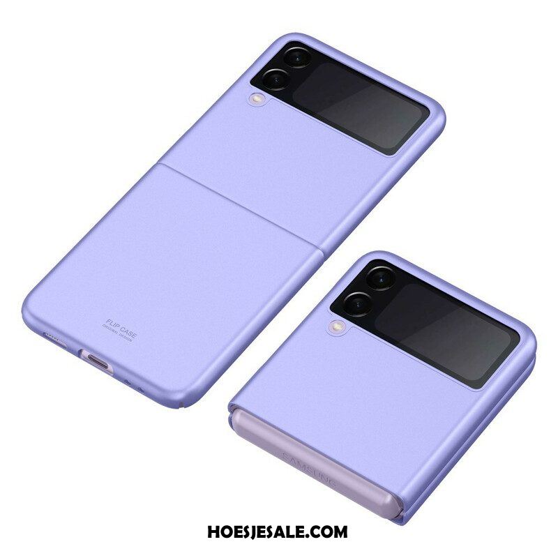 Telefoonhoesje voor Samsung Galaxy Z Flip 3 5G Folio-hoesje Huidgevoel