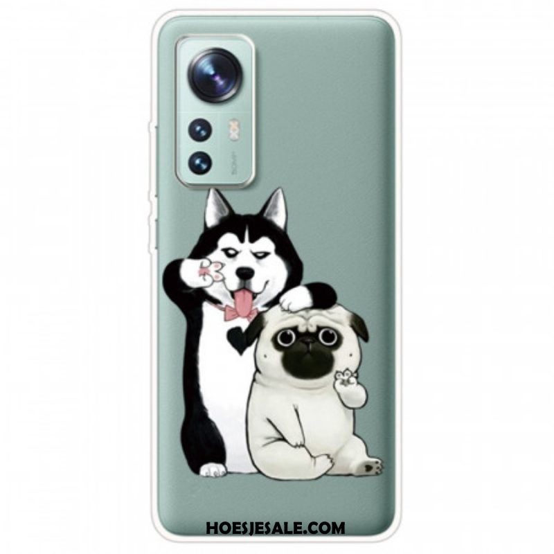 Telefoonhoesje voor Xiaomi 12 / 12X Grappige Honden