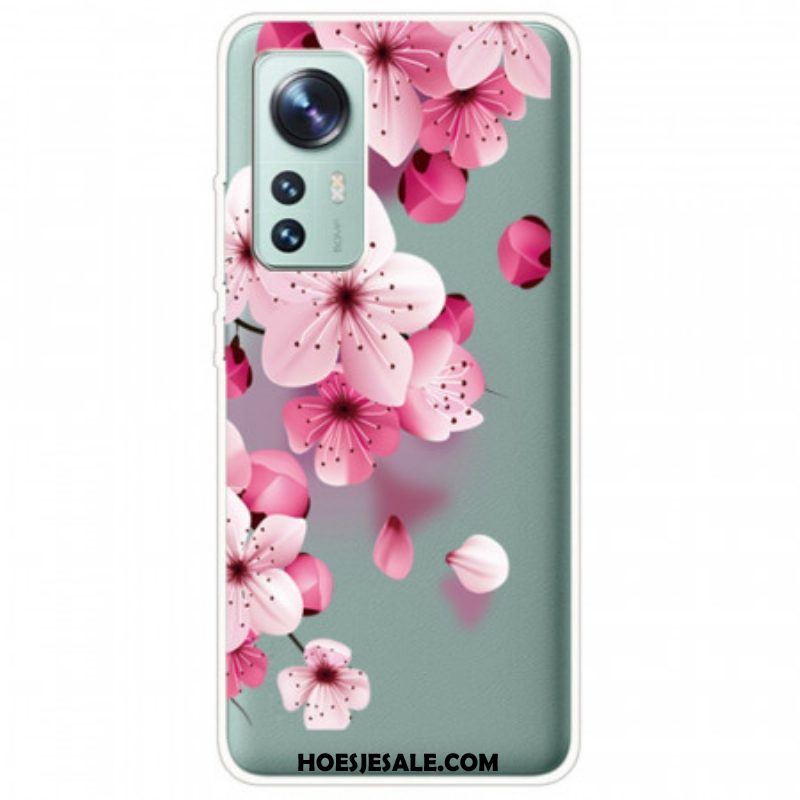 Telefoonhoesje voor Xiaomi 12 / 12X Kleine Roze Bloemen