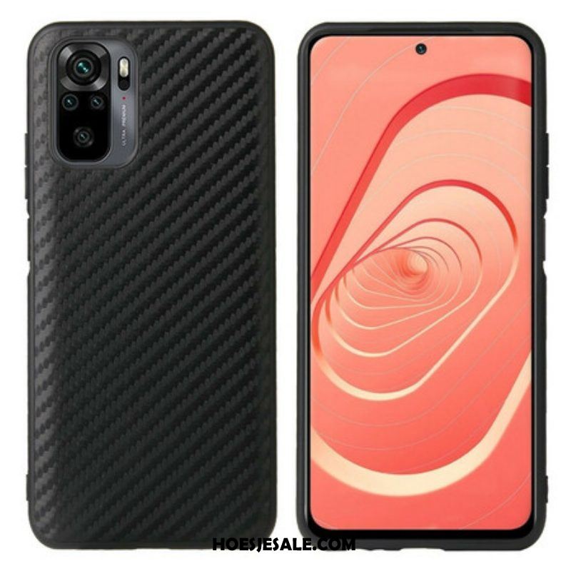 Telefoonhoesje voor Xiaomi Redmi Note 10 / 10S Koolstofvezel