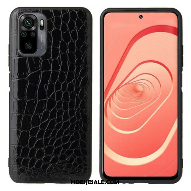 Telefoonhoesje voor Xiaomi Redmi Note 10 / 10S Krokodillenhuid-effect