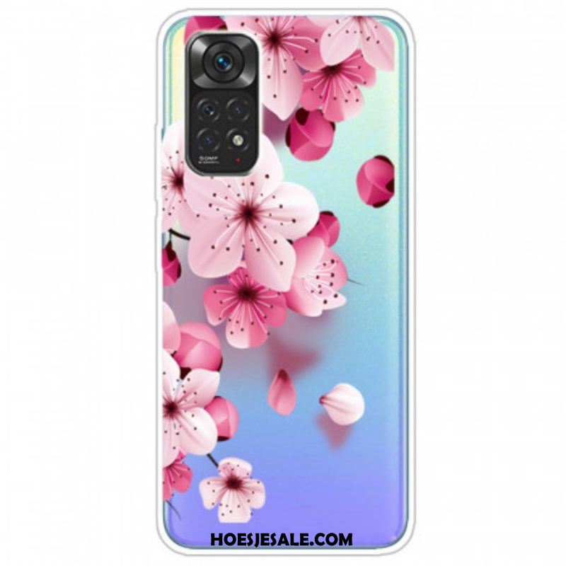 Telefoonhoesje voor Xiaomi Redmi Note 11 / 11S Kleine Roze Bloemen