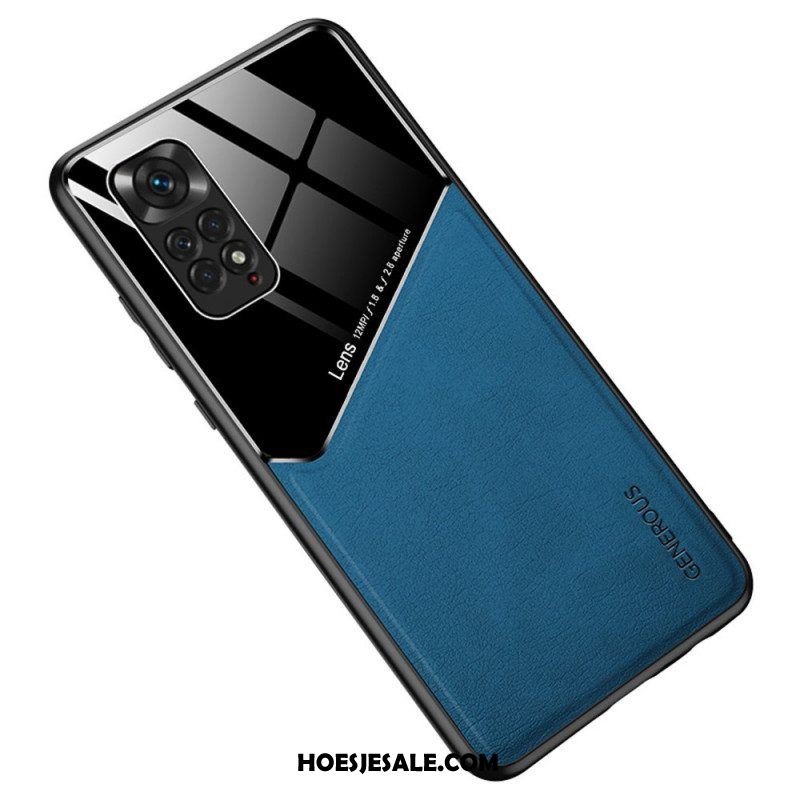 Telefoonhoesje voor Xiaomi Redmi Note 11 / 11S Magnetisch Leereffect