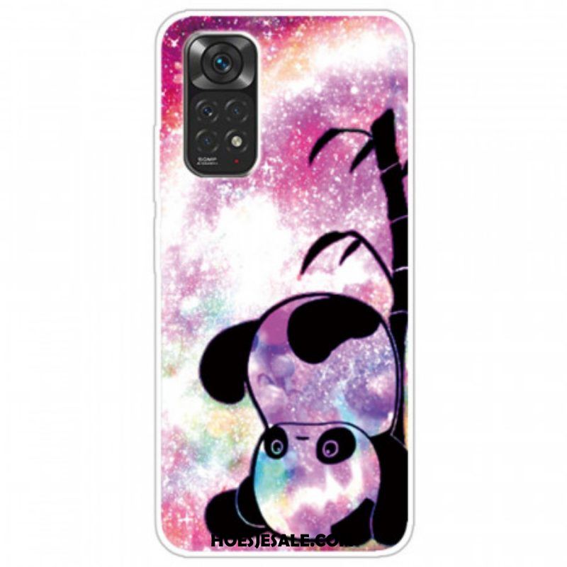 Telefoonhoesje voor Xiaomi Redmi Note 11 / 11S Panda En Bamboe