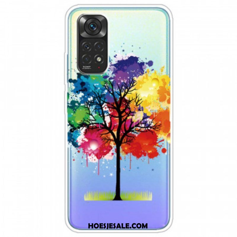 Telefoonhoesje voor Xiaomi Redmi Note 11 Pro / 11 Pro 5G Naadloze Aquarel Boom