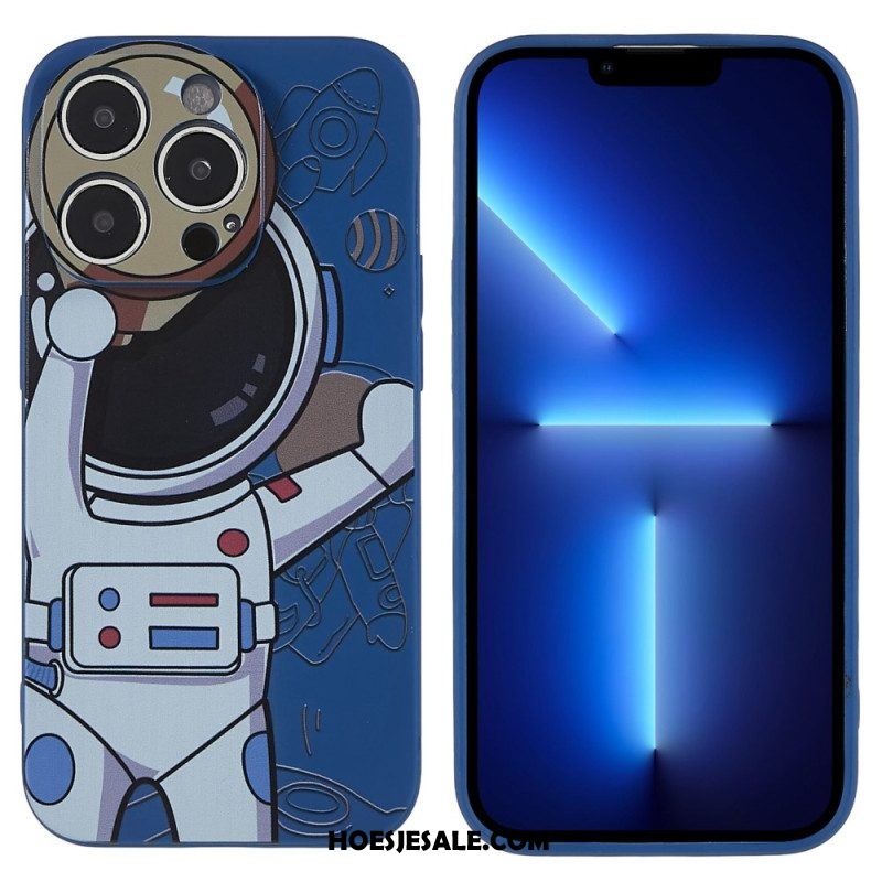 Telefoonhoesje voor iPhone 14 Pro Astronaut