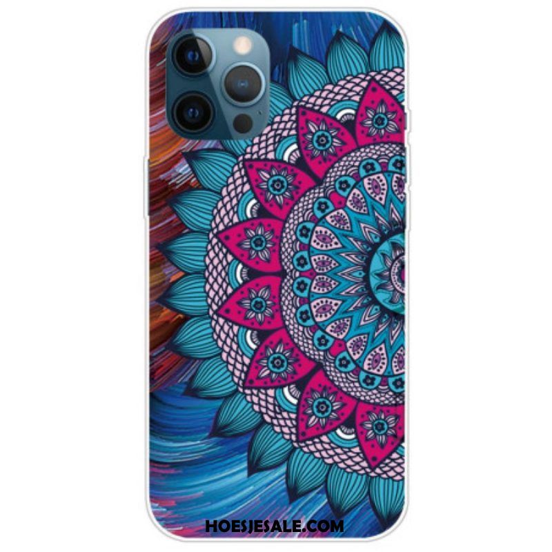 Telefoonhoesje voor iPhone 14 Pro Max Kleurrijke Mandala