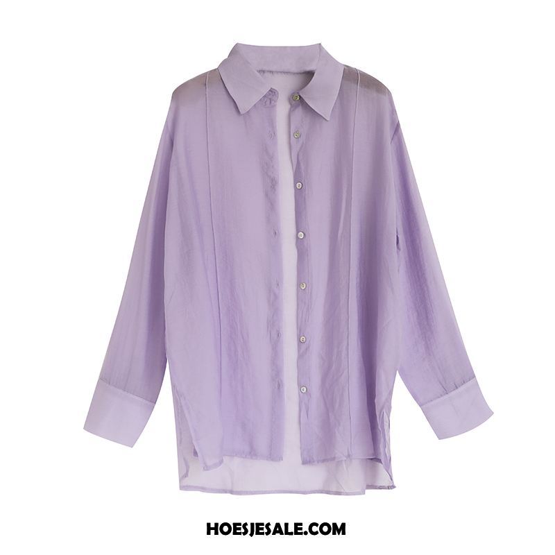 Uv Kleding Dames Overhemd Dun Purper Vrouwen Zonnebrandcrème Sale Uv Kleding Dames Overhemd Dun Purper Vrouwen Zonnebrandcrème Sale